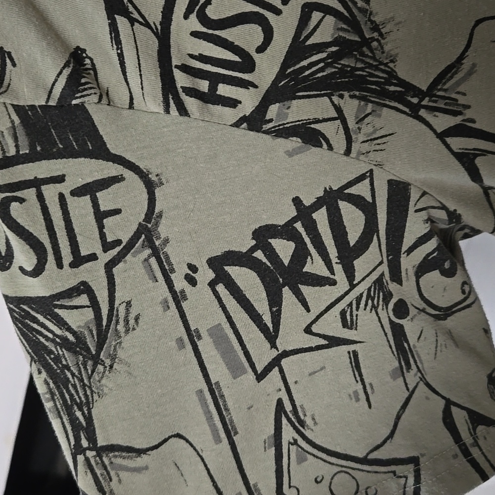 Hustle OG Black and Red Short Sleeve Tees - Picture 2 of 9